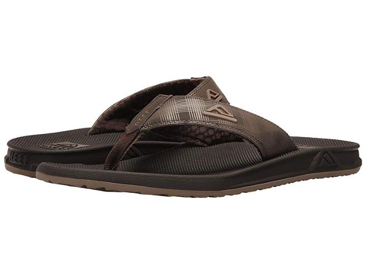 Reef Phantom Prints (brown/brown Plaid) Men's Sandals