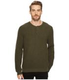 Lucky Brand Stitch Henley Sweater (olive Multi) Men's Sweater