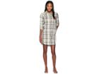 The North Face Campridge Dress (wild Oat Heather Barrows Plaid) Women's Dress