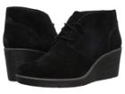 Clarks Hazen Charm (black Suede) Women's  Shoes