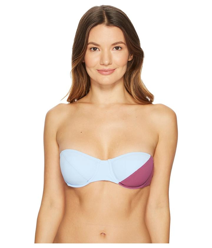 Flagpole Electra Top (bay/orchid) Women's Swimwear