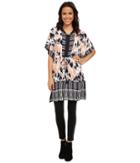 Nic+zoe Tropical Tides Tunic (multi) Women's Long Sleeve Pullover