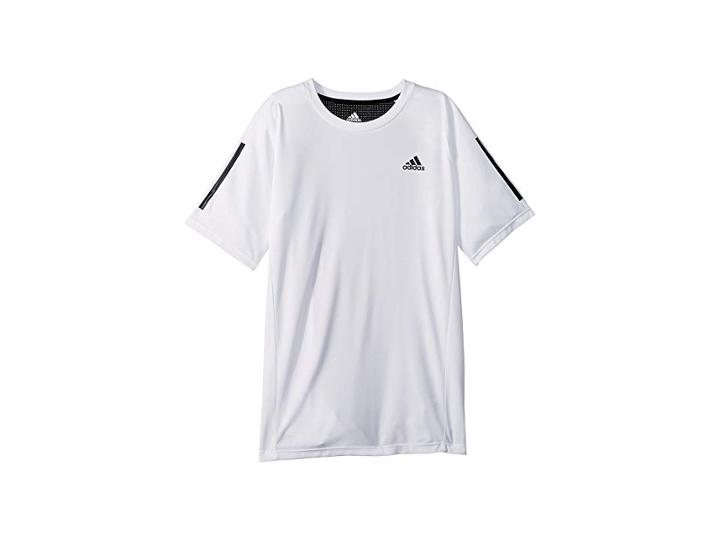 Adidas Kids Challenger Top (big Kids) (white) Boy's Clothing