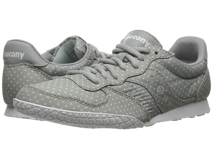 Saucony Originals Bullet Dots (light Grey) Women's Lace Up Casual Shoes