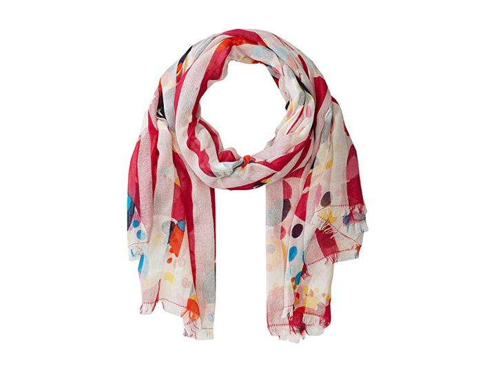 Vera Bradley Woven Stripe Scarf (cut Vines) Scarves