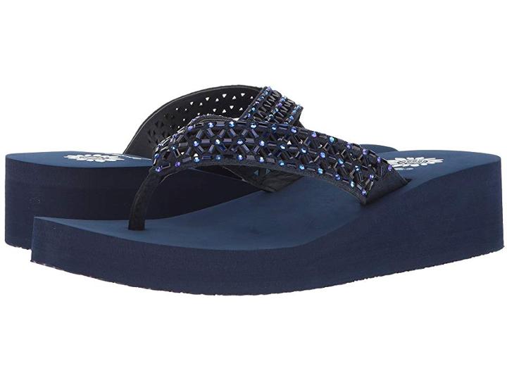Yellow Box Wain (navy) Girls Shoes