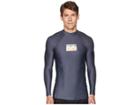 Billabong All Day Wave Performance Fit Long Sleeve (charcoal/silver 1) Men's Swimwear