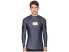 Billabong All Day Wave Performance Fit Long Sleeve (charcoal/silver 1) Men's Swimwear