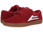 Lakai Griffin Xlk (red/gum Suede) Men's Skate Shoes