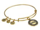 Alex And Ani Alpha Xi Delta Charm Bangle (rafaelian Gold Finish) Bracelet