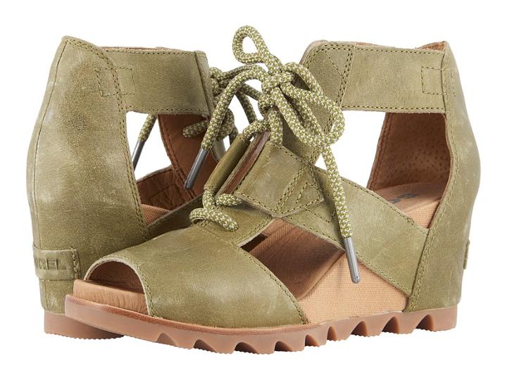 Sorel Joanie Lace (olive Drab) Women's Boots