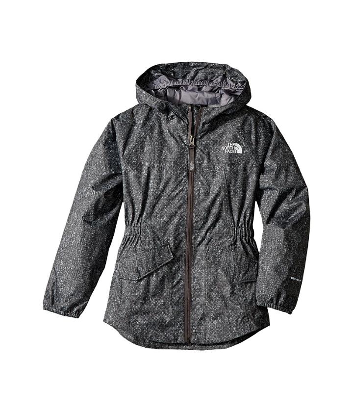 The North Face Kids Sophie Rain Parka (little Kids/big Kids) (graphite Grey Canvas Print) Girl's Coat