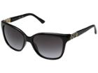 Guess Gu7385 (shiny Black/gradient Smoke) Fashion Sunglasses