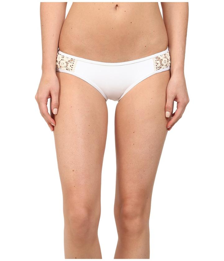 Lucky Brand Natural Connection Hipster Bottom (white) Women's Swimwear