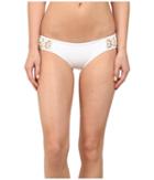 Lucky Brand Natural Connection Hipster Bottom (white) Women's Swimwear