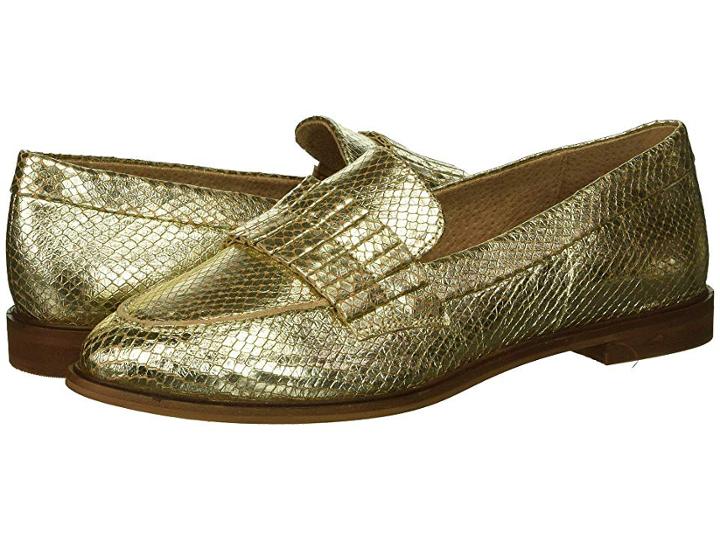 Seychelles Powerful Flat (gold Exotic) Women's Flat Shoes