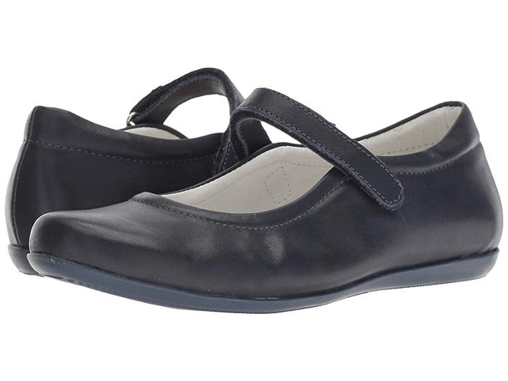 Primigi Kids Pfa 24393 (big Kid) (navy Leather) Girl's Shoes