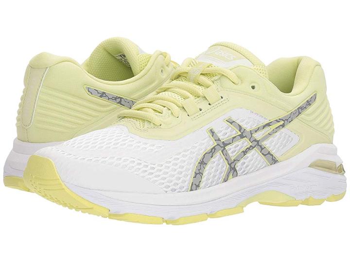 Asics Gt-2000 6 Lite-show (white/silver/limelight) Women's Running Shoes