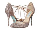 Blue By Betsey Johnson Stela (champagne Glitter) High Heels