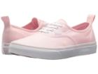 Vans Kids Authentic Elastic Lace (little Kid/big Kid) (chalk Pink/true White) Girls Shoes
