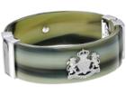 Lauren Ralph Lauren Horn Crest Bangle Bracelet (silver) Bracelet