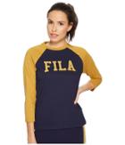 Fila Tammy Raglan T-shirt (navy/metallic Gold) Women's T Shirt