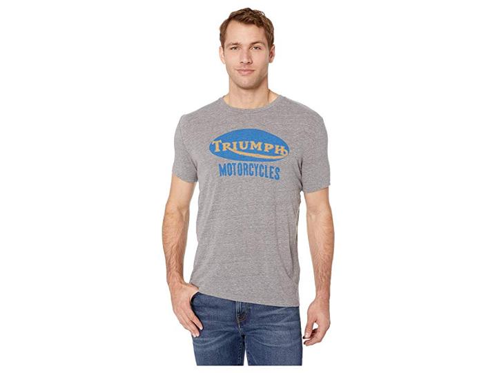 Lucky Brand Triumph Tiger Back Tee (grey) Men's T Shirt