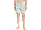 U.s. Polo Assn. Hawaii Map Swim Shorts (blue) Men's Swimwear