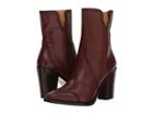 Lucchese Alison (wine Burnished Cowhide) Cowboy Boots