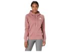 New Balance Essentials Brush Full Zip Hoodie (dark Oxide) Women's Sweatshirt