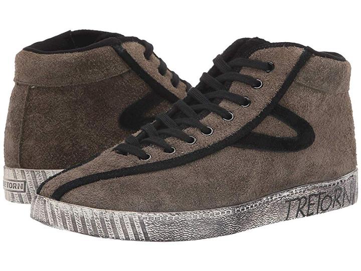 Tretorn Nylite Hi 21 (olive/black) Men's Shoes