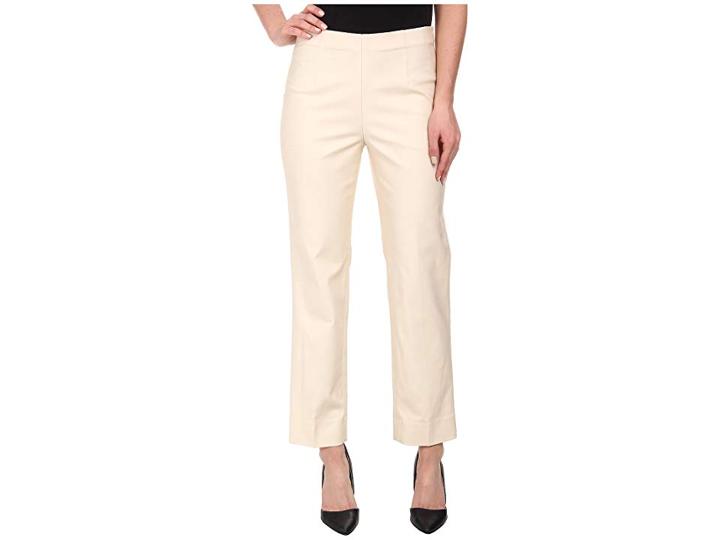 Nic+zoe Perfect Pant Side Zip Ankle (sandshell) Women's Casual Pants
