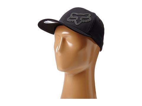 Fox Signature Flexfit Hat (black) Baseball Caps