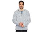 True Grit Frosty Tipped Pile 1/4 Zip Pullover (denim) Men's Long Sleeve Pullover