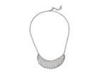 Lucky Brand Pave Collar Necklace (silver) Necklace