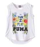 Puma Kids Paradise Top (little Kids) (puma White) Girl's Clothing