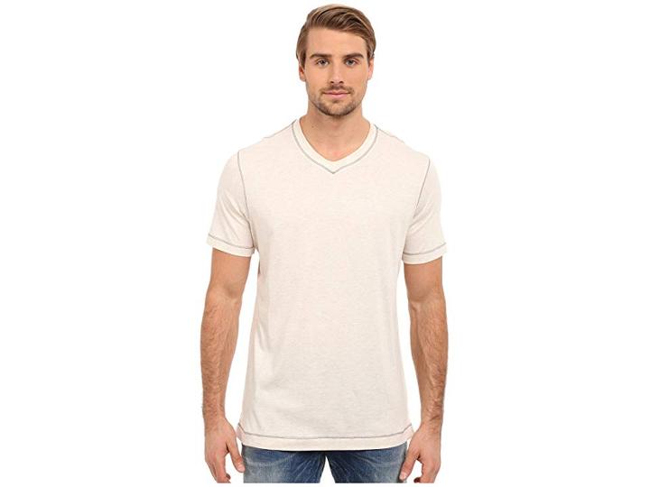 Robert Graham Traveler Tee (heather White) Men's Short Sleeve Pullover