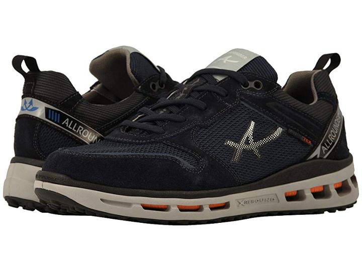 Mephisto Xander Tex (sirena (dark Blue) Suede/r Mesh) Men's Lace Up Casual Shoes