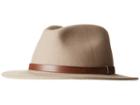 Brixton Messer Fedora (light Tan) Fedora Hats
