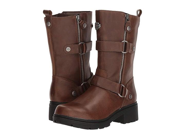 Harley-davidson Ardsley (brown) Women's Zip Boots