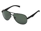 Timberland Tb9137 Polarized (matte Black/green Polarized) Fashion Sunglasses
