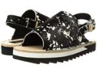 Y's By Yohji Yamamoto Shark Sandal Multi (black/white) Women's Sandals