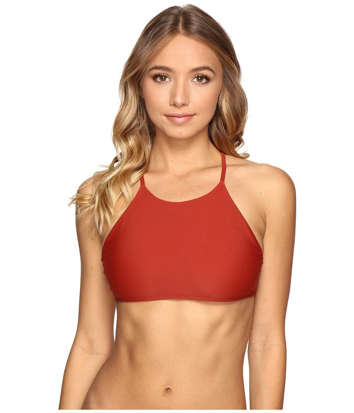Body Glove Smoothies Elena Top (terracotta) Women's Swimwear