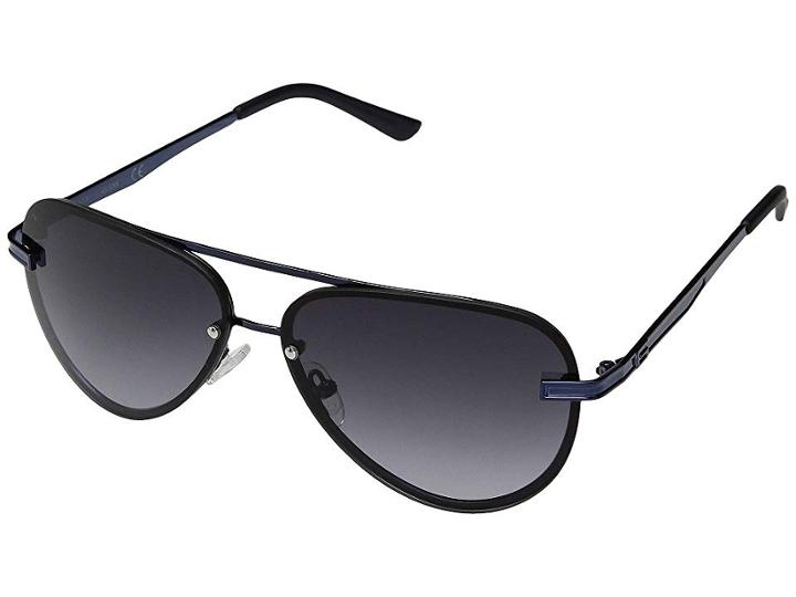 Guess Gf0194 (shiny Blue/gradient Smoke) Fashion Sunglasses