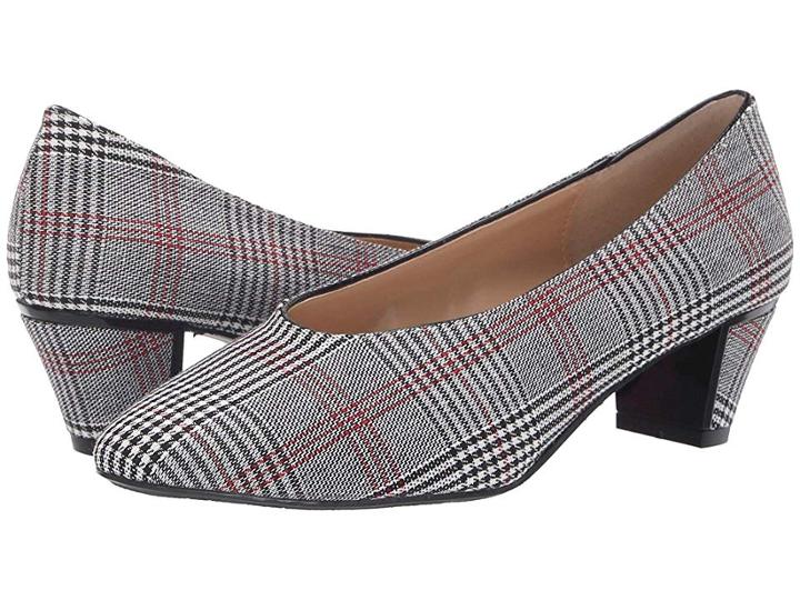 J. Renee Clarion (black/white/red) Women's Shoes