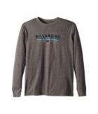 Billabong Kids Unity Long Sleeve T-shirt (big Kids) (dark Grey Heather) Boy's T Shirt