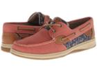 Sperry Top-sider Bluefish 2-eye (washed Red/whale) Women's Slip On  Shoes