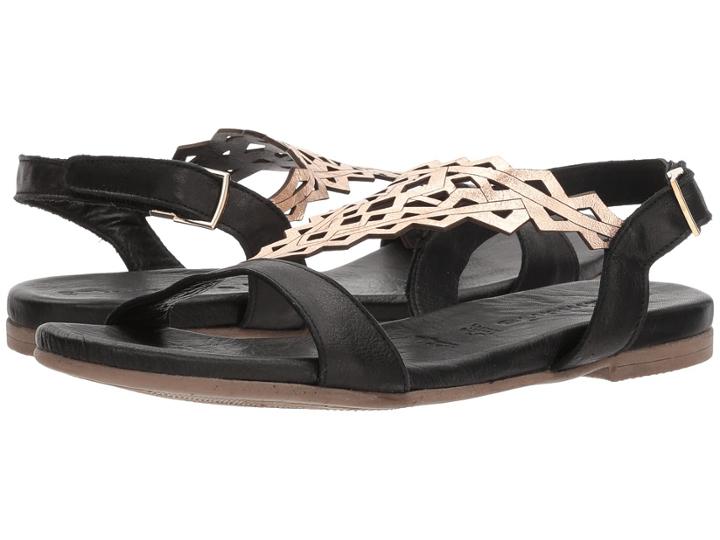 Tamaris Kim 1-1-28126-20 (black/rose Metallic) Women's Dress Sandals