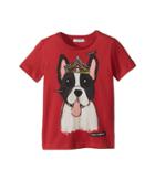 Dolce & Gabbana Kids T-shirt (toddler/little Kids) (red Print) Girl's T Shirt