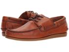 Frye Briggs Boat Shoe (caramel Tumbled Veg Tan) Men's Lace Up Casual Shoes